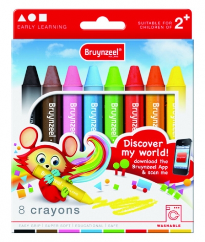 Bruynzeel 8 Crayons 9502K08B